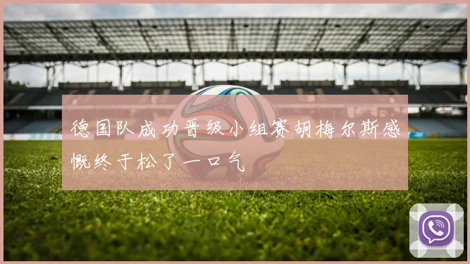 德国队成功晋级小组赛胡梅尔斯感慨终于松了一口气